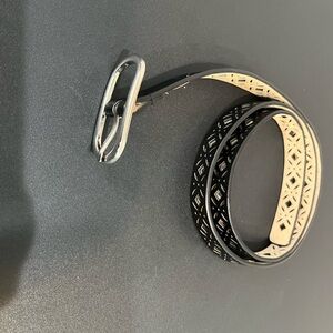 Chic Black and Cream Women's Belt